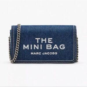 MARC JACOBS THE MINI BAG DENIM